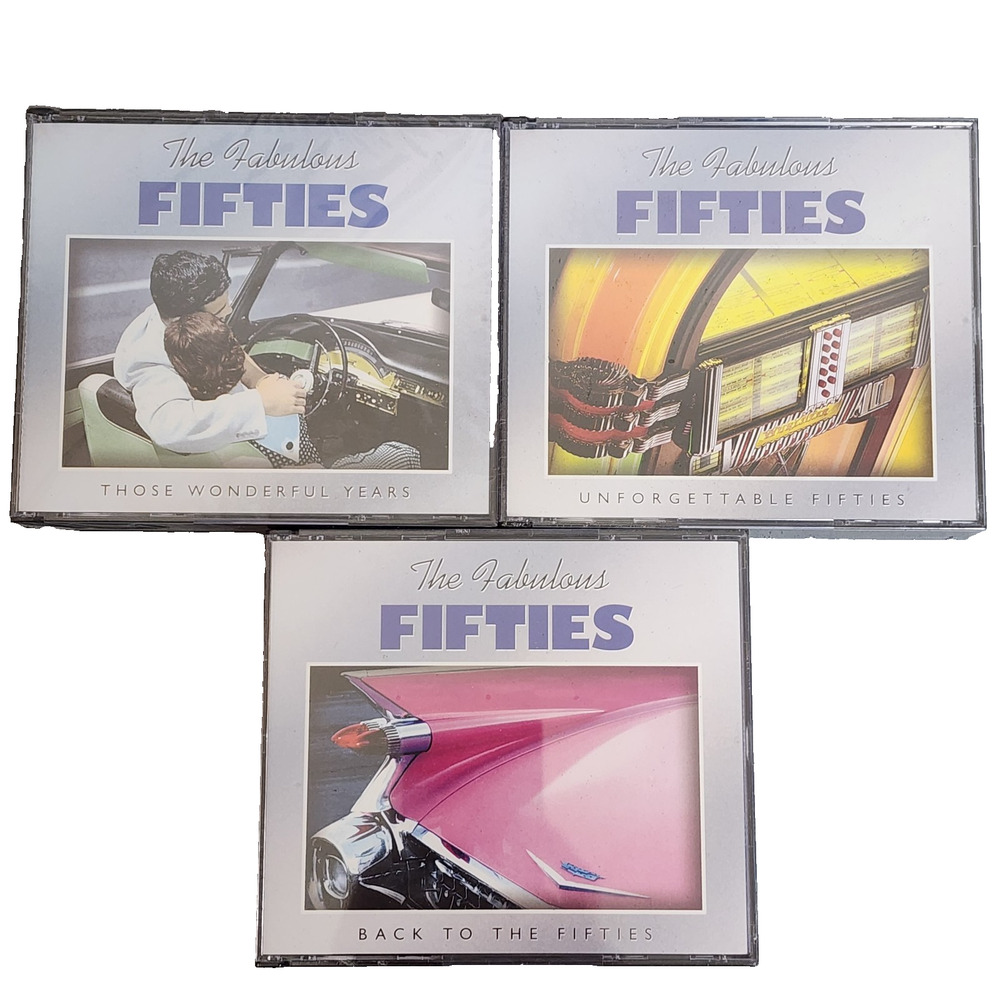 Time Life Music - The Fabulous Fifties 9 CD Set - New - Three Volumes